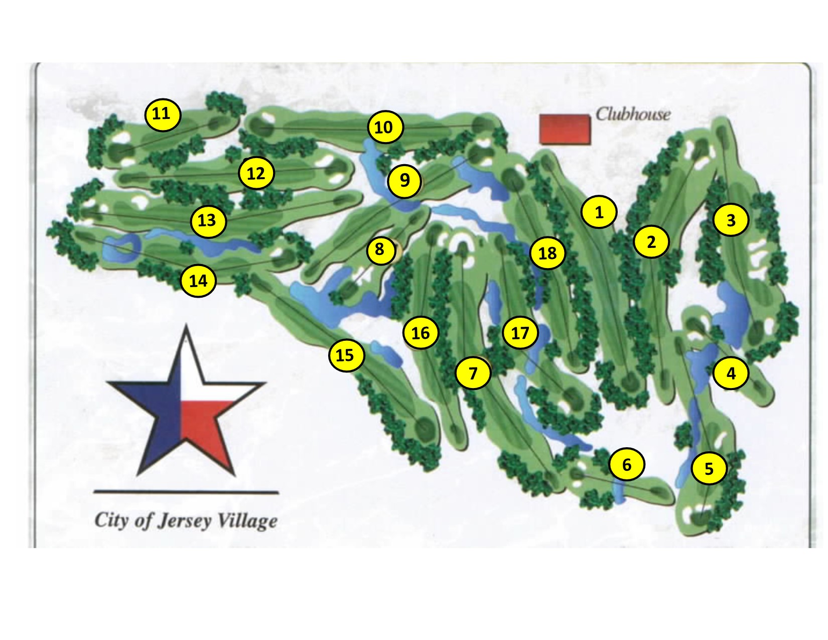 Course Layout Jersey Meadow Golf Course